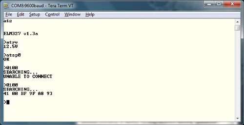 OBD On board diagnosis – OBD0100