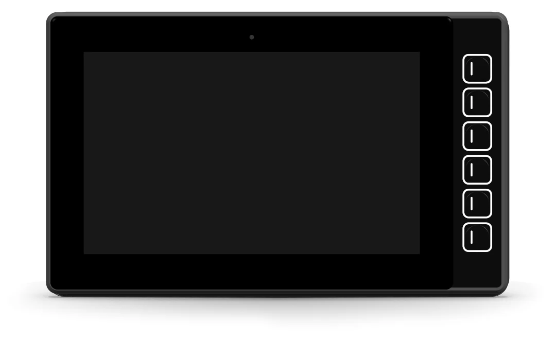 TOPCON OPUS B2+s 7 inch display with 6 softkeys