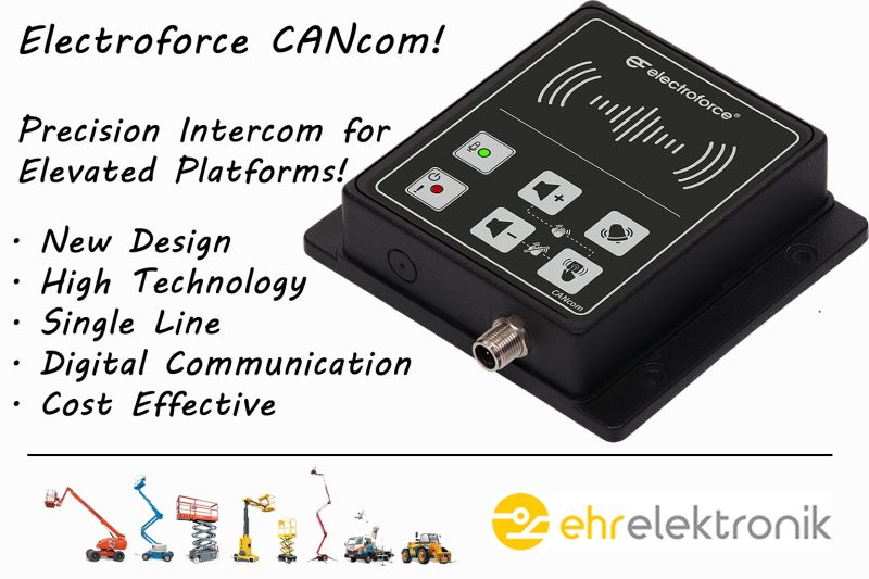 Electroforce CANcom intercom unit