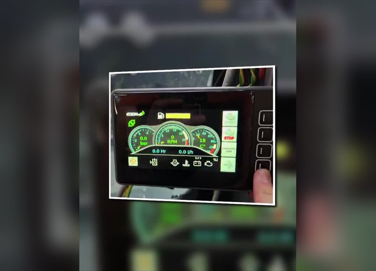 Euro 5 engine and DPF regeneration control display