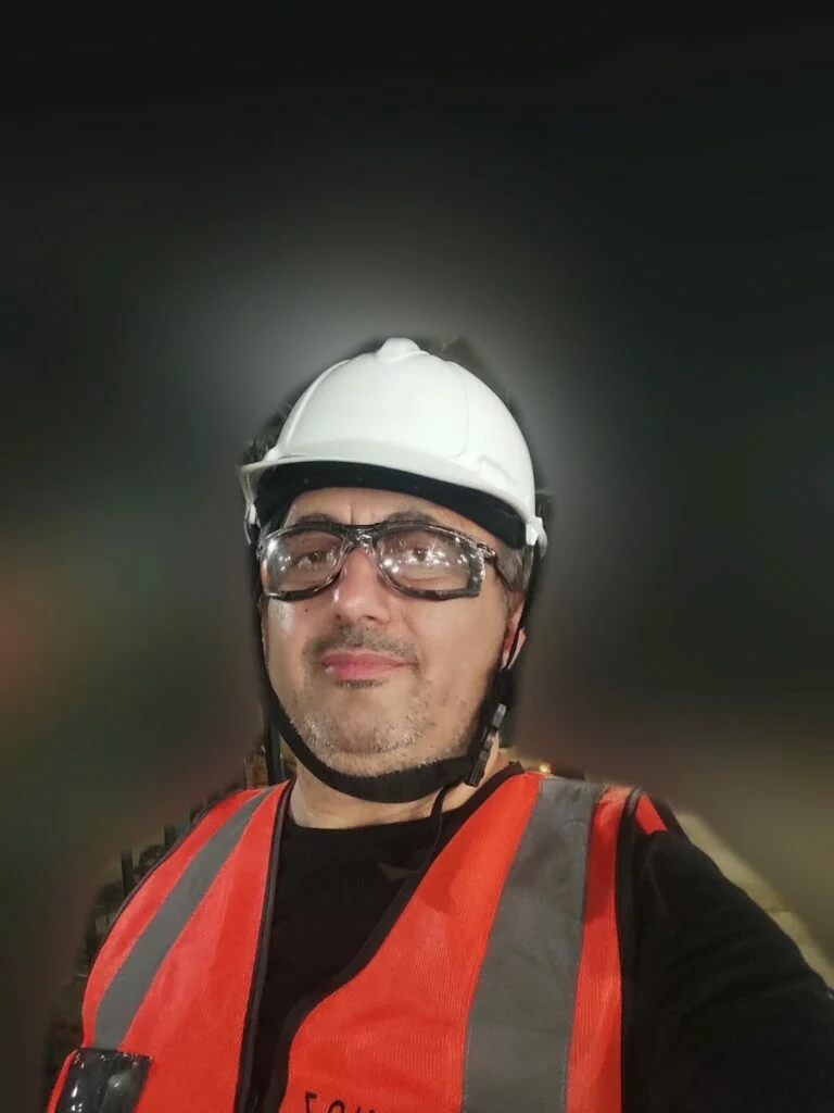 EHR Elektronik engineer during on-site service in Durban, South Africa