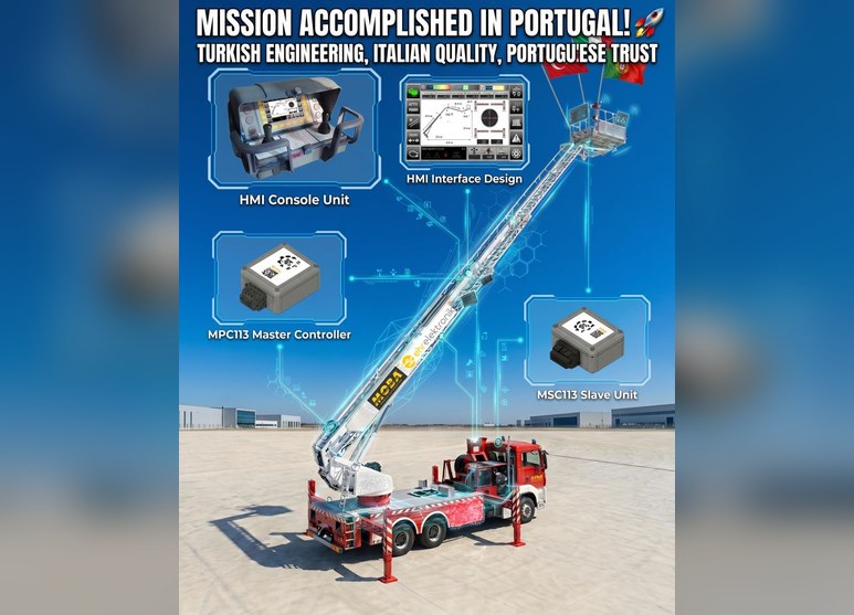 Bizzocchi VP33 aerial ladder revamping, Portugal